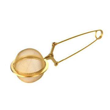 GOLD TEA INFUSER TONG